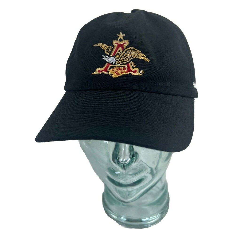 Anheuser-Busch Embroidered Logo Baseball Hat Ball Cap Brewania Beer Dad Gift Hat